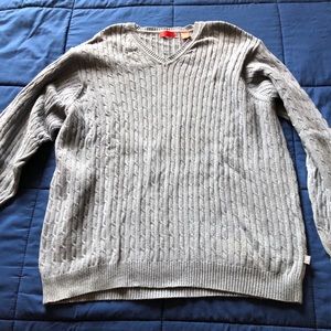 IZOD Classic Light Blue Sweater Size XL